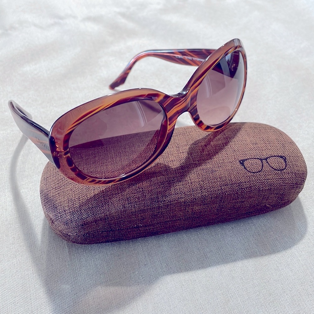 Lancetti LL3675/1 Women's  Brown Sunglasses & Case